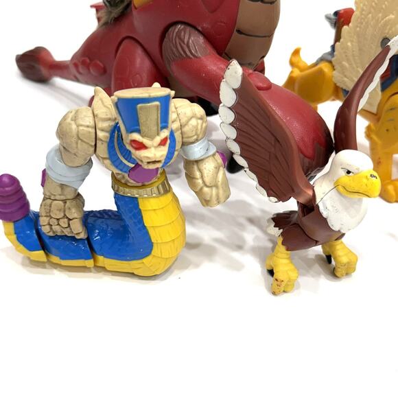 Imaginext Fisher Price lot of 8 Dragon Griffon Eagle Tiger Dinosaur Serpent - Picture 2 of 15